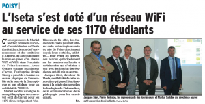 Access télécom au Lycée de Poisy ISETA - solution wifi