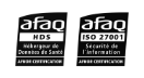 Certification HDS (Hébergeur de données de santé) / ISO 27001